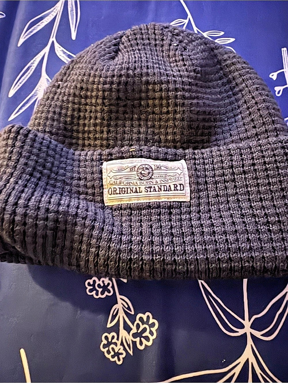 Original Standard Ribbed Knit Beanie in Gray